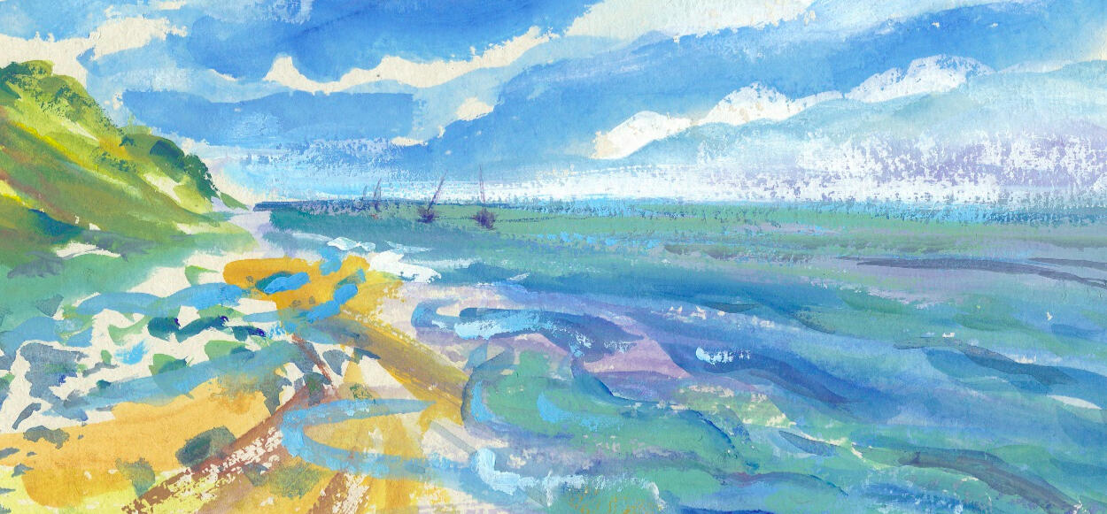 Gouache Paintings - Giclee Prints and Blank Greeting Cards