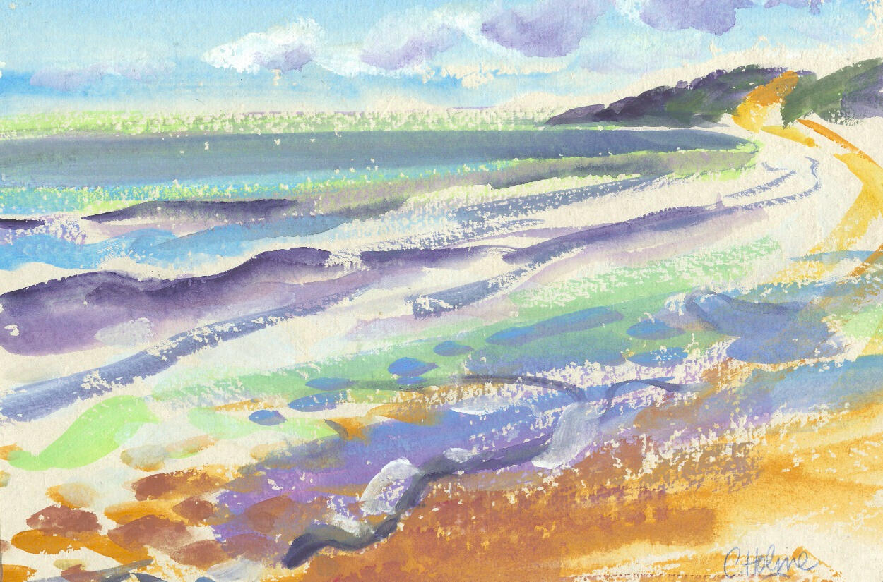 1) Towards the Estuary, Thurstaston Beach