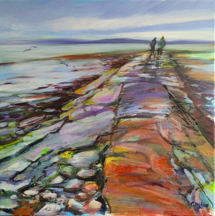 Stone Jetty, Thurstaston Beach, 2023 UNAVAILABLE. Available as a print.