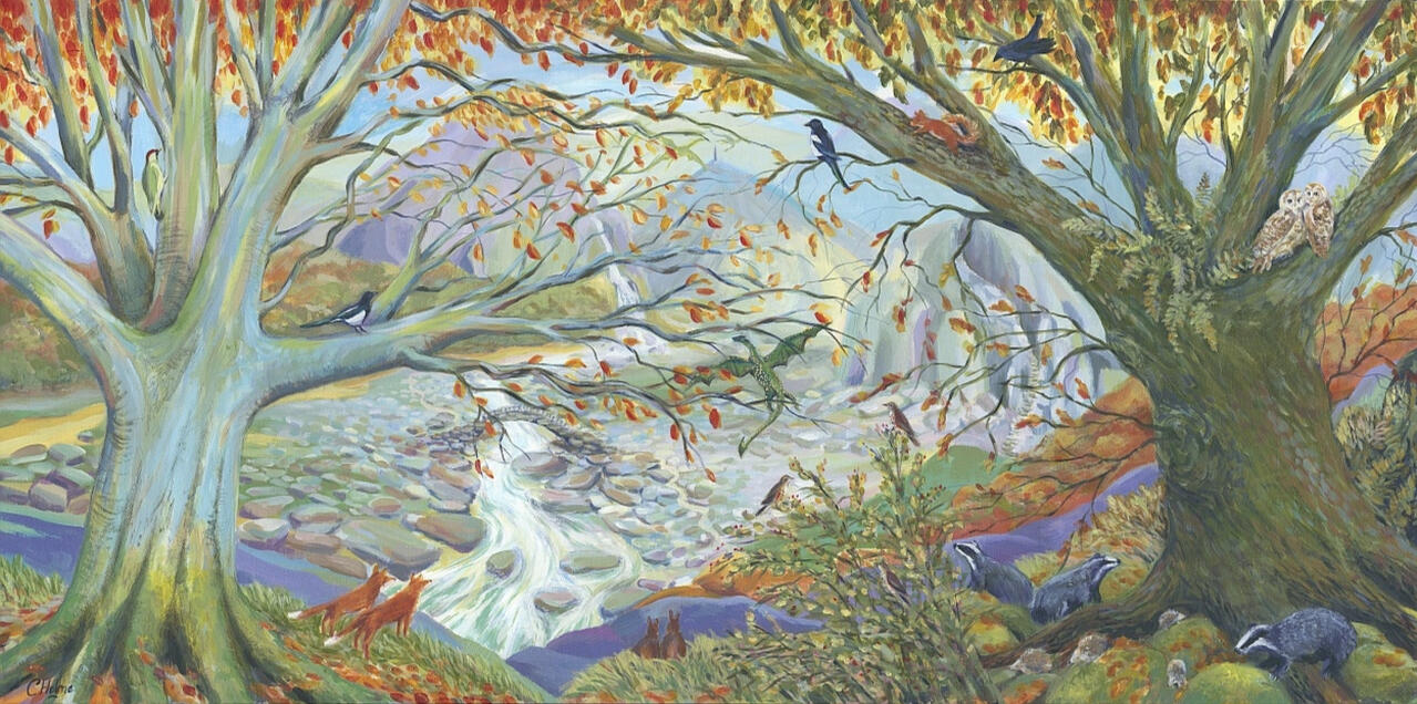 Utopia Landscape, 2021 SOLD/COMMISSION. Available as a print.