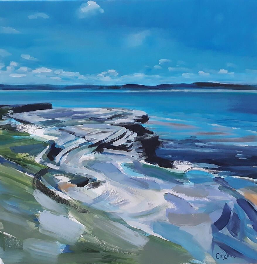 Hilbre, Cliff Edge, 2019 SOLD